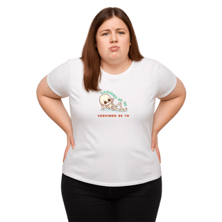 Camiseta na Flor da Idade - Plus Size
