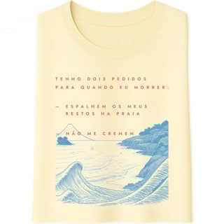 Nome do produto Camiseta Últimos Desejos