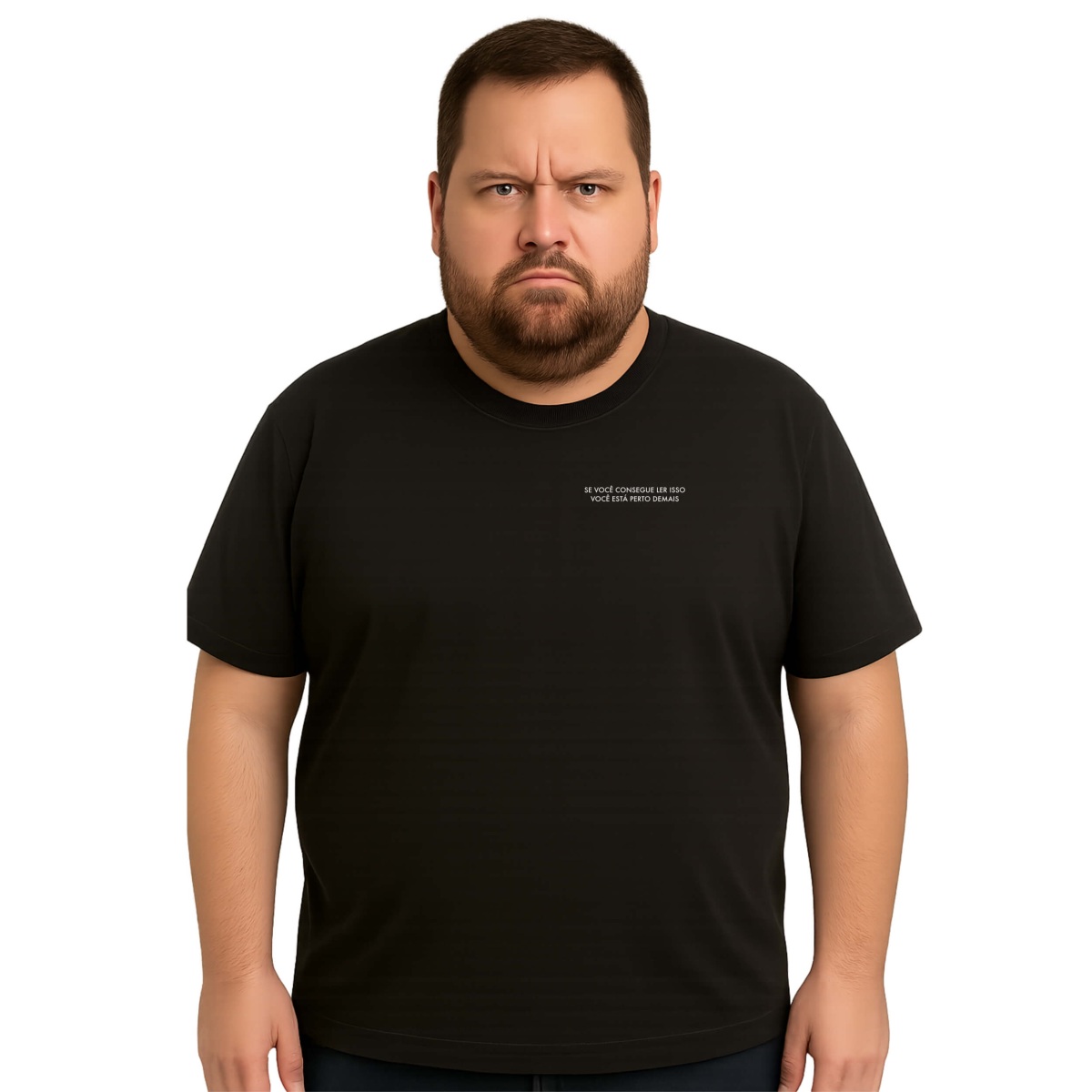 Nome do produto: Camiseta Afaste-se - Plus Size