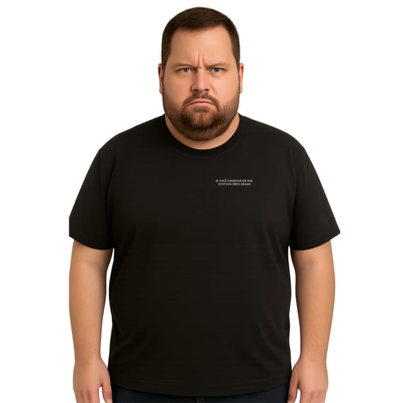 Camiseta Afaste-se - Plus Size