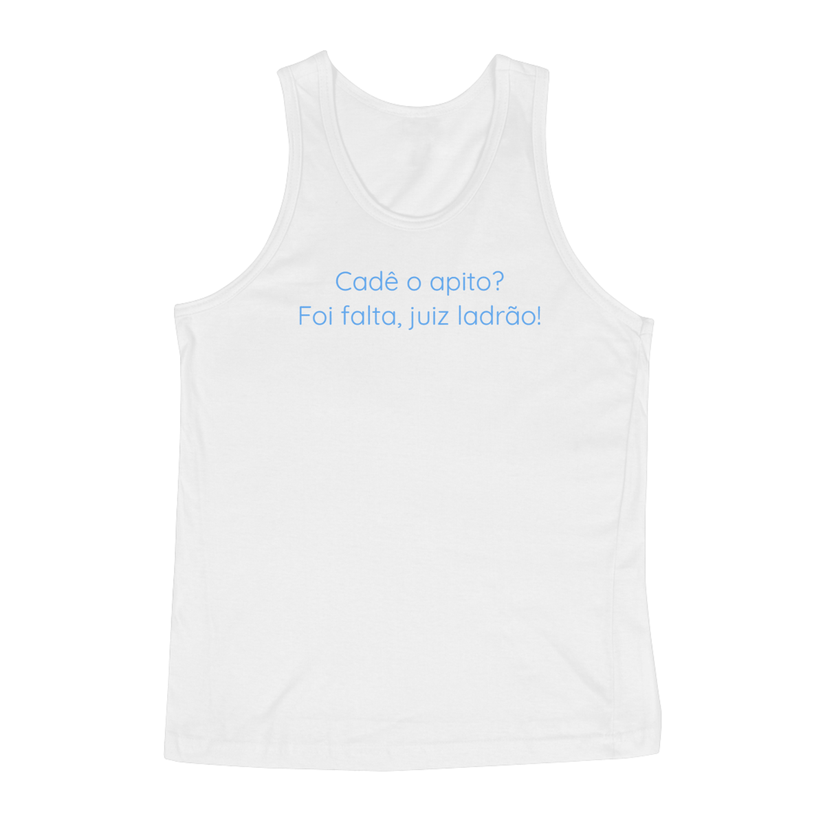 Nome do produto: Regata Masculina Quality - Cadê o apito