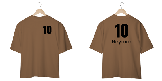 Camiseta Oversized - 10 Neymar