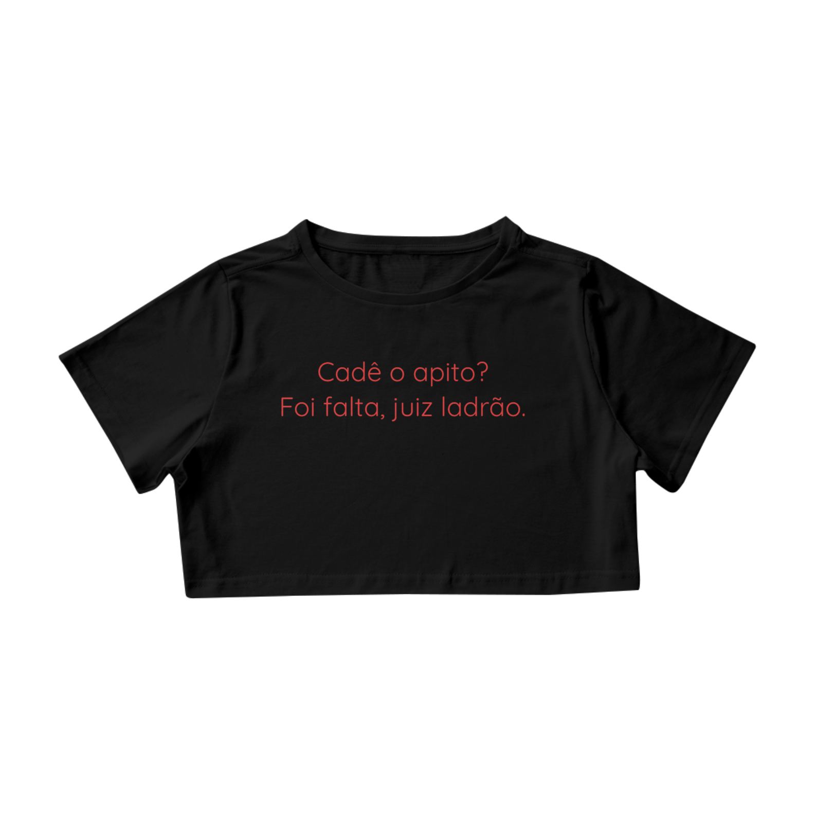 Nome do produto: Cropped - cadê o apoito