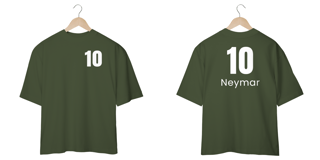 Nome do produto Camiseta Oversized - 10 Neymar