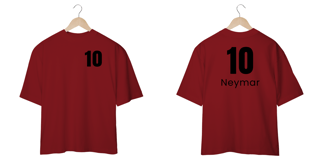Nome do produto Camiseta Oversized - 10 Neymar