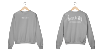 Nome do produtoMoletom Fechado Jesus Is King Frente Costas