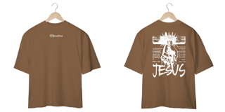 Nome do produtoCamiseta Oversized Jesus Frente Costas