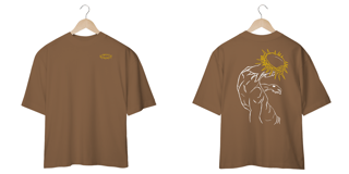 Nome do produtoCamiseta Oversized Proshine Alfa Minimalista Frente Costas