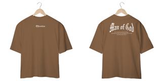 Nome do produtoCamiseta Oversized Man Of God Frente Costas