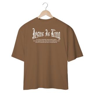 Nome do produtoCamiseta Oversized Jesus Is King Frente