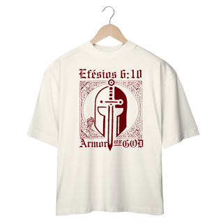 Nome do produtoCamiseta Oversized Efésios 6:10 Frente