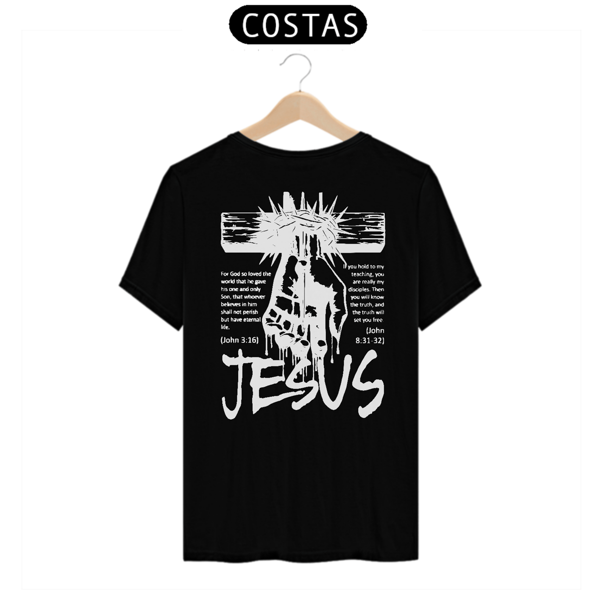 Nome do produto: Camiseta Proshine Jesus Costas