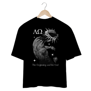 Camiseta Oversized Alfa Omega Frente