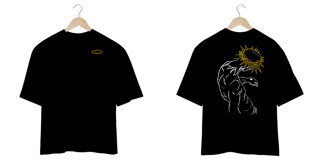 Nome do produtoCamiseta Oversized Proshine Alfa Minimalista Frente Costas