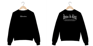 Nome do produtoMoletom Fechado Jesus Is King Frente Costas
