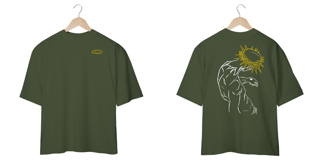 Nome do produtoCamiseta Oversized Proshine Alfa Minimalista Frente Costas