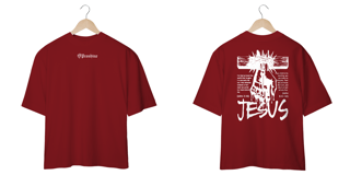 Nome do produtoCamiseta Oversized Jesus Frente Costas