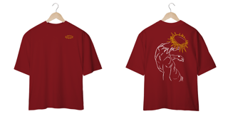 Nome do produtoCamiseta Oversized Proshine Alfa Minimalista Frente Costas