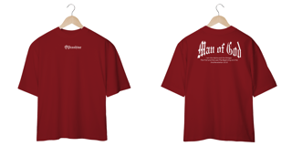 Nome do produtoCamiseta Oversized Man Of God Frente Costas