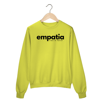 Nome do produto moletom EMPATIA