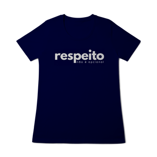 Nome do produto baby look RESPEITO