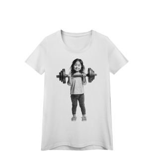 Nome do produto baby look FORÇA E DELICADEZA