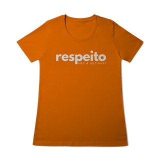 Nome do produto baby look RESPEITO