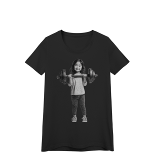 Nome do produto baby look FORÇA E DELICADEZA