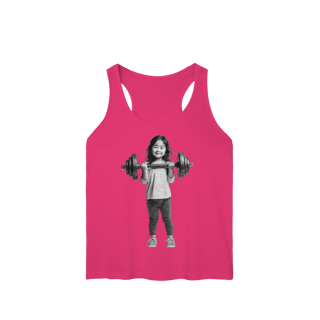 Nome do produto regata feminina FORÇA E DELICADEZA (Sport Dry UV)