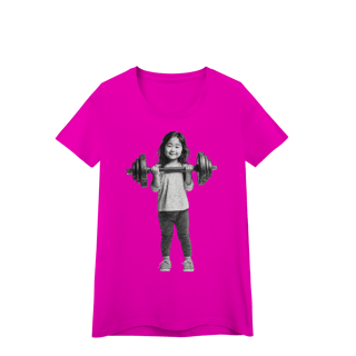 Nome do produto baby look FORÇA E DELICADEZA