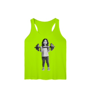 Nome do produto regata feminina FORÇA E DELICADEZA (Sport Dry UV)