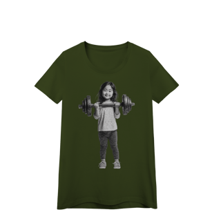 Nome do produto baby look FORÇA E DELICADEZA