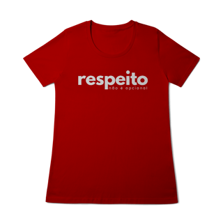 Nome do produto baby look RESPEITO