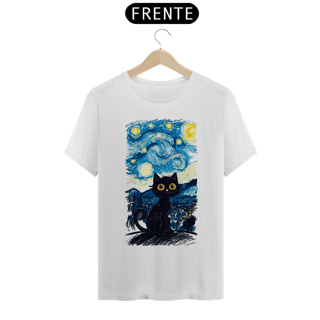 Nome do produto Camiseta gato preto