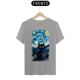 Nome do produto Camiseta gato preto