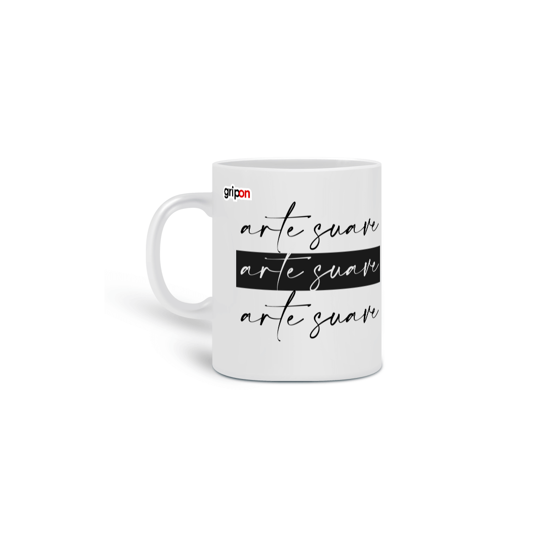 Nome do produto: Caneca Grip on - Arte Suave