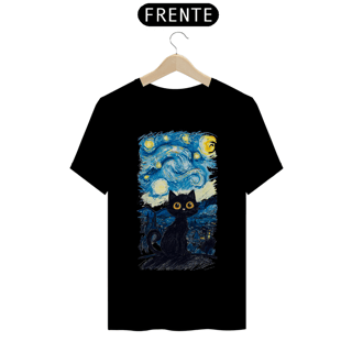 Camiseta gato preto