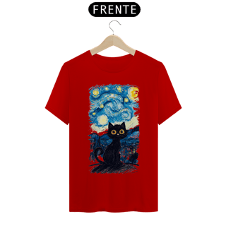 Nome do produto Camiseta gato preto