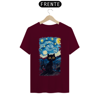 Nome do produto Camiseta gato preto