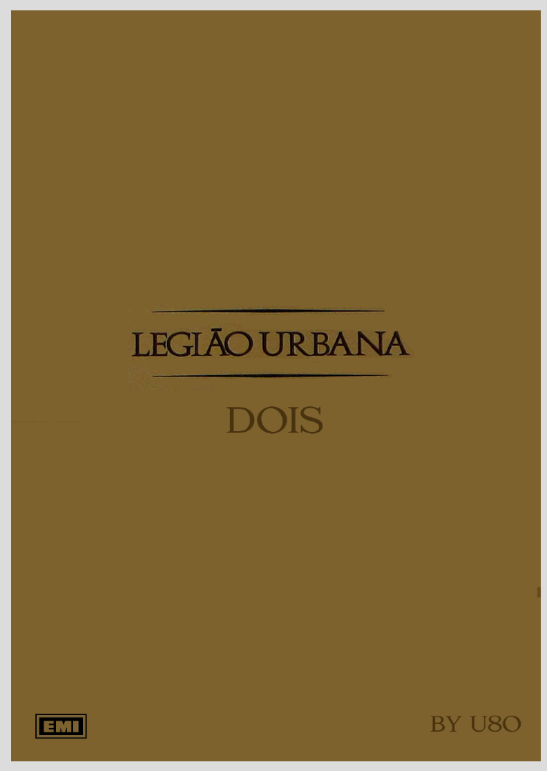 Nome do produto: POSTER LEGIÃO URBANA DOIS BY UNIVERSO 80