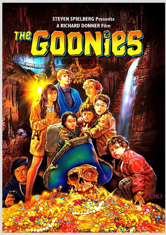 POSTER OS GOONIES BY UNIVERSO 80