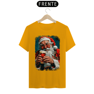 Nome do produto Camiseta Natal Modelo 4 - Papai Noel Bebendo Cerveja