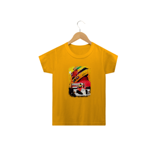 Nome do produto Camiseta Infantil Airton Senna - Modelo 1