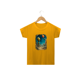 Nome do produto Camiseta Infantil Ufologia Modelo 1 - ET