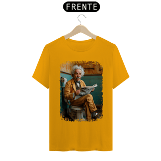 Nome do produto Camiseta Albert Einstein Modelo 1 - Sentado no Trono