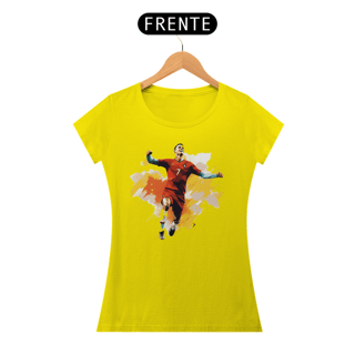 Nome do produto Baby Look Cristiano Ronaldo Modelo 1 - Seleção de Portugal