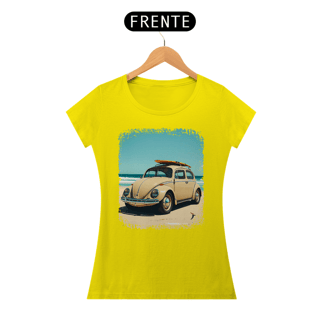 Nome do produto Baby Look Fusca Modelo 1 - Com uma Prancha de Surf