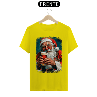 Nome do produto Camiseta Natal Modelo 4 - Papai Noel Bebendo Cerveja