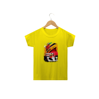 Nome do produto Camiseta Infantil Airton Senna - Modelo 1