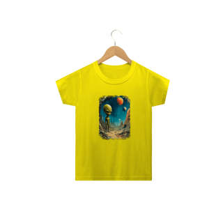 Nome do produto Camiseta Infantil Ufologia Modelo 1 - ET